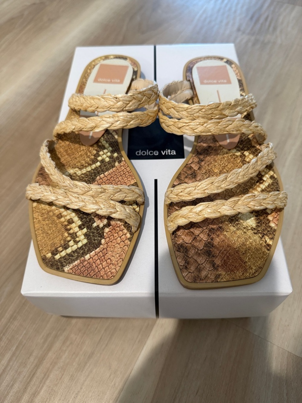 Dolce Vita Braided-Strap Sandals